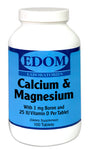 Calcium 500 mg & Magnesium 250 mg with 1 mg Boron and 25 iu Vitamin D per tablet