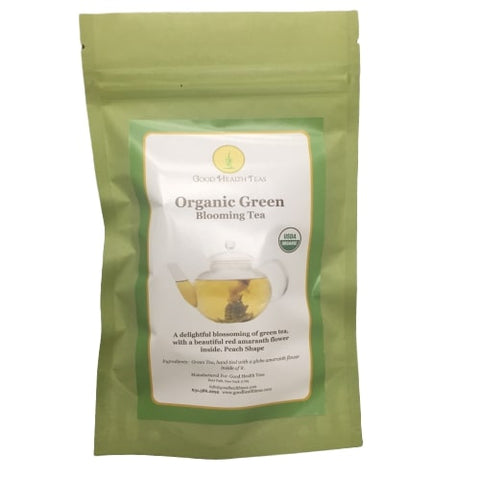 Organic Green Blooming Tea - 1 bag - 8 balls