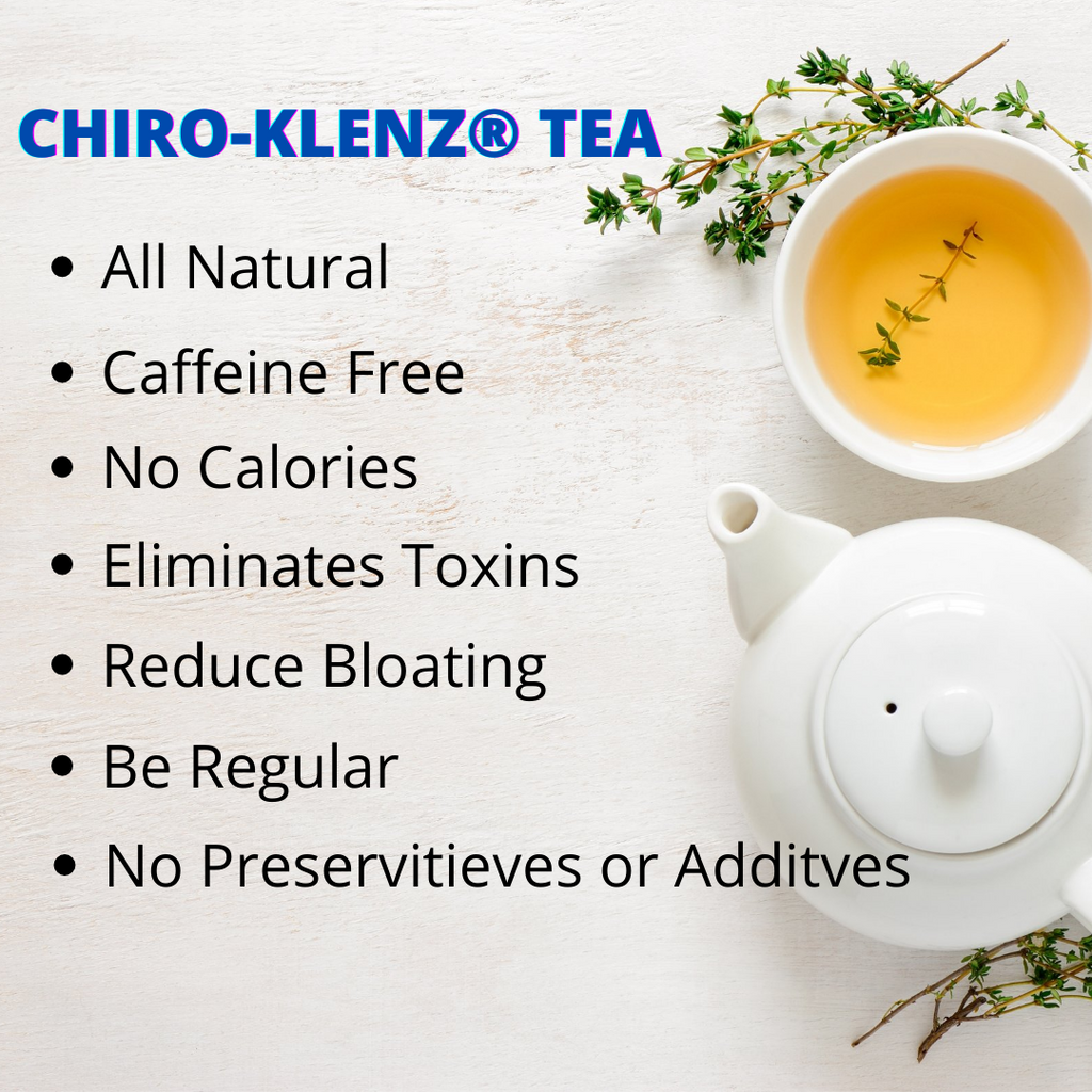 Glenz Tea CHIRO-KLENZ® Detox Tea – ORIGINAL Natural Cleansing Support – 30 Tea B ...